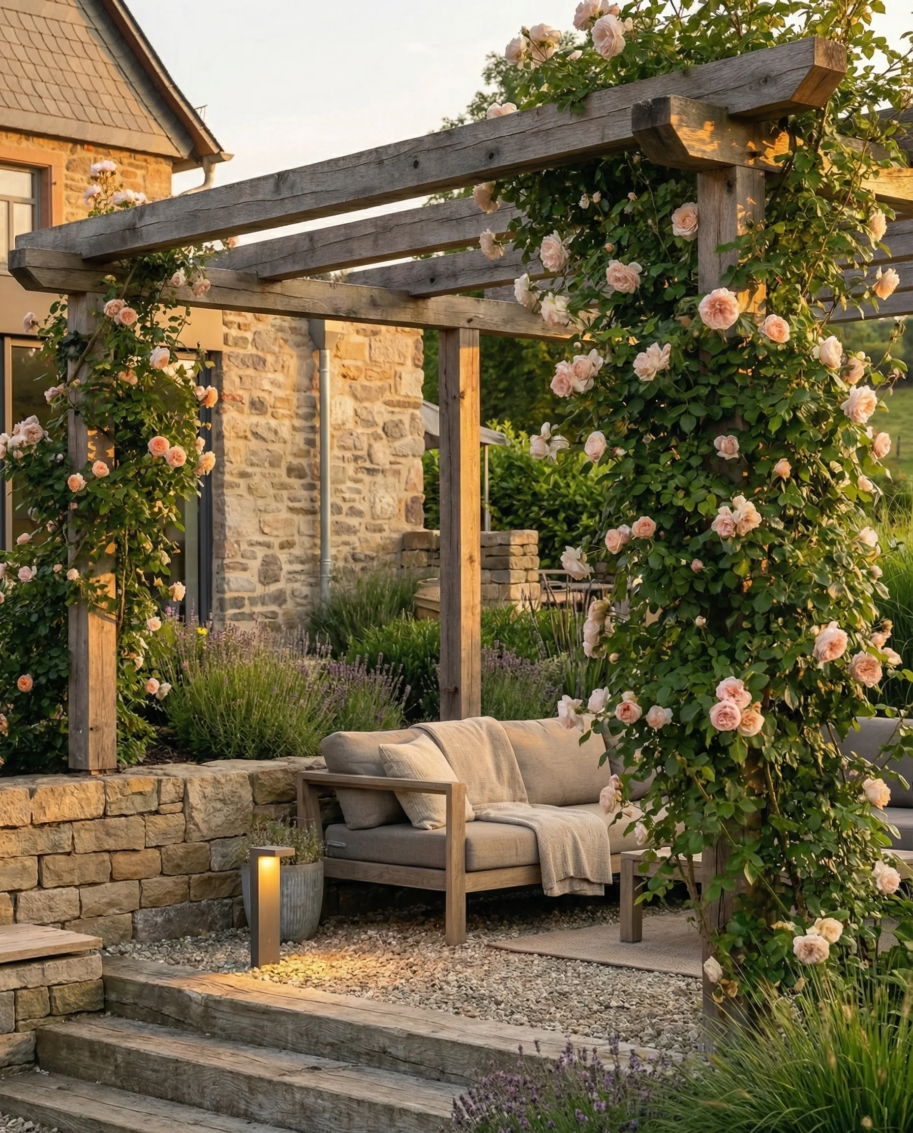 Pergola im Garten: Bauarten, Pflanzen, Standort und Genehmigung